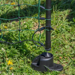 Vstupní branka k síti pro elektrický ohradník, výška 110 cm, šířka 125 cm, dvojitý hrot