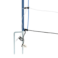 Modrá síť pro elektrický ohradník pro ovce, výška 108 cm, délka 50 m, dvojitý hrot