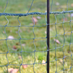 Nevodivá zelená ohradníková síť s brankou pro drůbež, délka 50 m, výška 112 cm