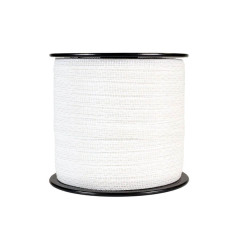 Páska pro elektrický ohradník, šířka 10 mm, bílá, délka 200 m