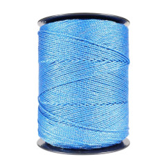 Lanko pro elektrický ohradník, průměr 3 mm, modré, délka 800 m