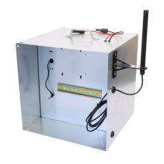 Přenosná schránka na zdroj ohradníku fencee, regulátor pro solární panely 40, 100, 200 W