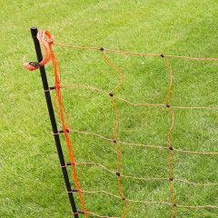 Oranžová vodivá síť STANDARD pro elektrický ohradník pro ovce, kozy, výška 90 cm, 50 m, dvojitý hrot