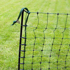 Zelená vodivá síť STANDARD elektrický ohradník pro psy, králíky, kočky, výška 65 cm, 50 m, 1 hrot