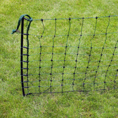 Zelená vodivá síť STANDARD elektrický ohradník pro psy, králíky, kočky, výška 65 cm, 50 m, 1 hrot