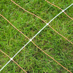 Vyztužená oranžová síť STANDARD pro elektrický ohradník pro ovce, kozy, výška 90 cm, 50 m, 1 hrot