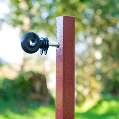 Sada pro elektrický ohradník kruhové izolátory M6 s objímkou - 25 ks