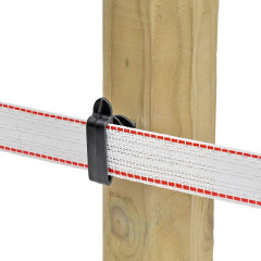 Sada ploché izolátory pro elektrický ohradník 250 ks včetně šroubovacího nástavce