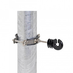 Sada pro elektrický ohradník ploché izolátory M6 s objímkou - 25 ks