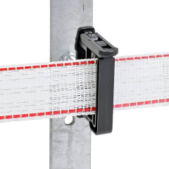 Sada pro elektrický ohradník ploché izolátory M6 s objímkou - 25 ks