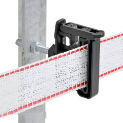 Sada pro elektrický ohradník ploché izolátory M6 s objímkou - 25 ks