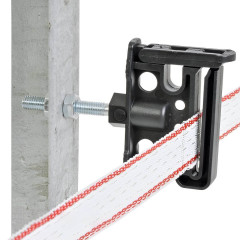 Sada pro elektrický ohradník ploché izolátory M6 s objímkou - 25 ks