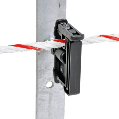 Sada pro elektrický ohradník ploché izolátory M6 s objímkou - 25 ks